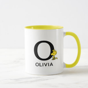 Taza Cacahuetes Nombre y Monograma O de Woodstock