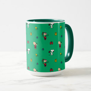 Taza Cacahuetes   Patrón de entrega de regalos de Navid