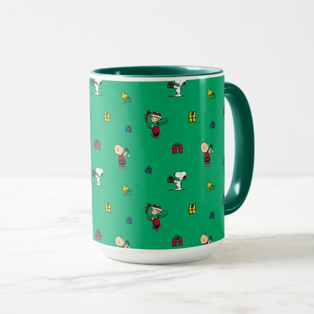 Taza Cacahuetes | Patrón de entrega de regalos de Navid (Anverso derecho)