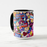 Taza Cacahuetes | Patrón de parches de mixtape<br><div class="desc">Echa un vistazo a este divertido diseño de The Peanuts Gang en parches bonitos.</div>