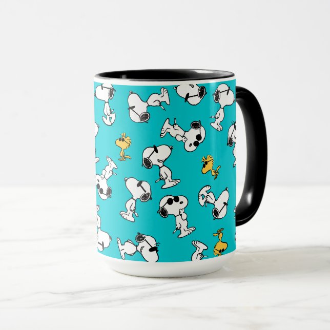 Taza Cacahuetes | Patrón Snoopy & Gafas de sol (Anverso derecho)
