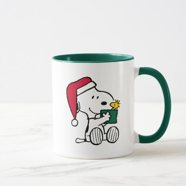 Taza Cacahuetes | Regalo Snoopy Santa & Woodstock (Derecha)