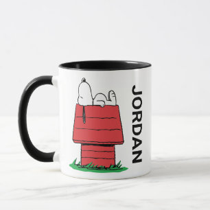 Taza Cacahuetes   Secuestro de Snoopy   Añadir su nombr