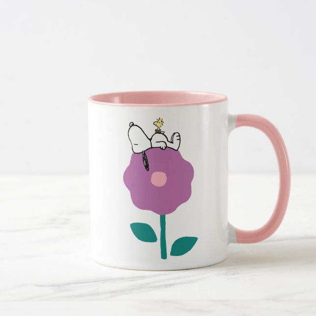 Taza Cacahuetes | Silbato de flor de Snoopy y Woodstock (Derecha)