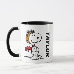 Taza Cacahuetes   Snoopy El Hielo Volador   Añadir su n