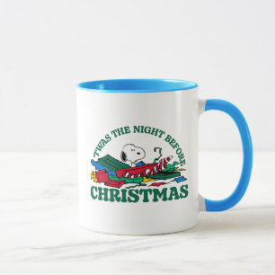 Taza Cacahuetes Snoopy "Esta fue la noche antes de lo