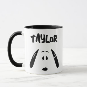 Taza Cacahuetes   Snoopy Face   Añadir su nombre
