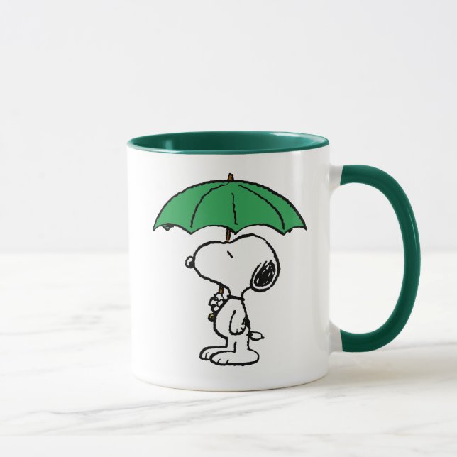 Taza Cacahuetes | Snoopy Green Umbrella (Derecha)