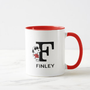 Taza Cacahuetes   Snoopy "Joe Guay"   Nombre y Monogram