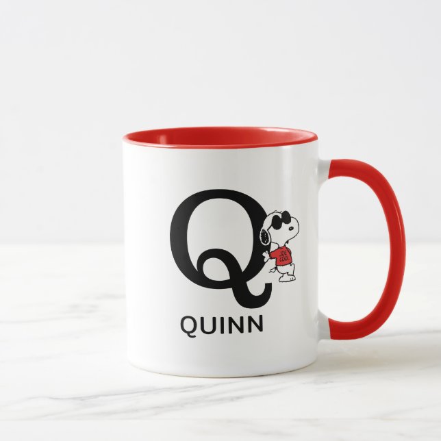 Taza Cacahuetes | Snoopy "Joe Guay" | Nombre y Monogram (Derecha)