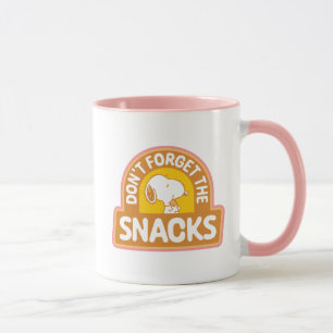 Taza Cacahuetes   Snoopy No olvides los aperitivos