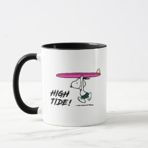 Taza Cacahuetes Snoopy Running to the Surf