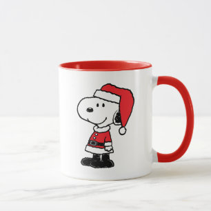 Taza Cacahuetes   Snoopy Santa Claus