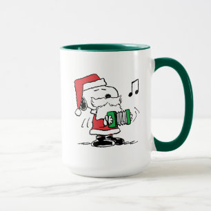 Taza Cacahuetes   Snoopy Santa Claus Accord