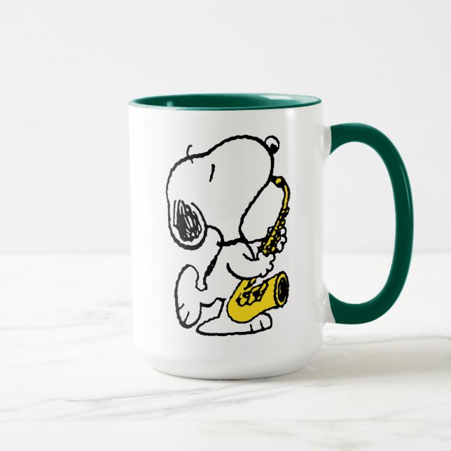 Taza Cacahuetes | Snoopy Saxophone Player (Derecha)