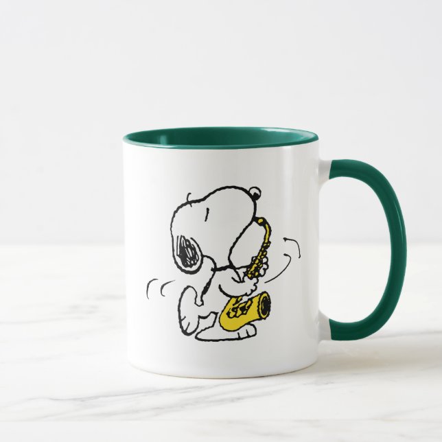 Taza Cacahuetes | Snoopy Saxophone Player (Derecha)