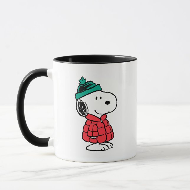 Taza Cacahuetes | Snoopy Winter Coat & Gorra (Izquierda)