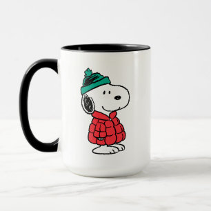 Taza Cacahuetes   Snoopy Winter Coat & Gorra