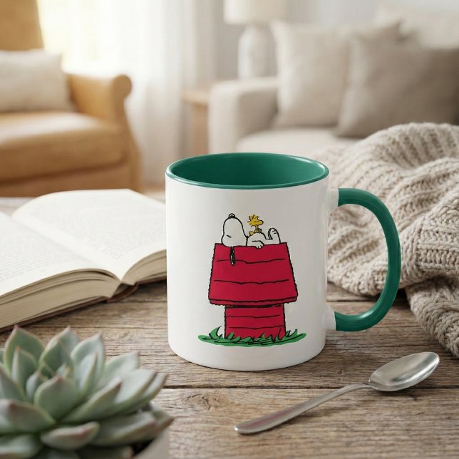 Taza Cacahuetes | Snoopy & Woodstock Doghouse (Subido por el creador)