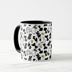 Taza Cacahuetes Snoopy & Woodstock Shadow Pattern