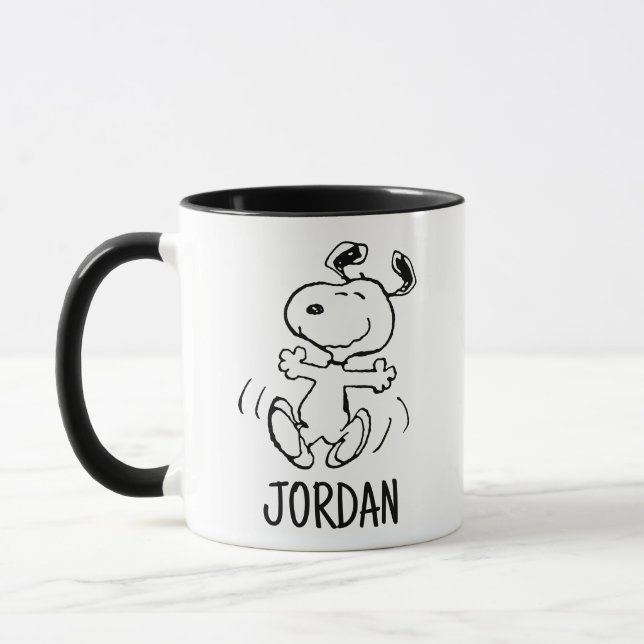 Taza Cacahuetes | Un baile feliz Snoopy (Izquierda)