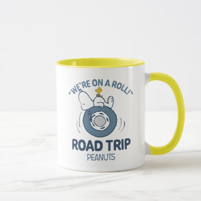 Taza Cacahuetes | Viaje por carretera Snoopy & Woodstoc (Derecha)
