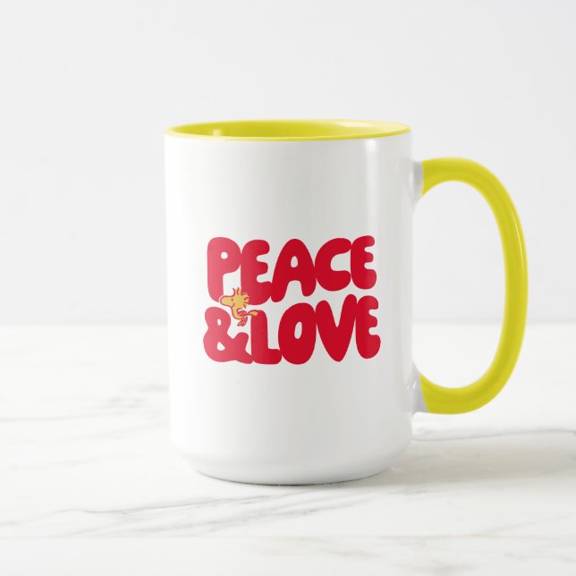 Taza Cacahuetes | Woodstock de paz y amor (Derecha)