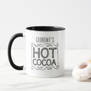 Taza Cacao caliente de la abuela con monograma