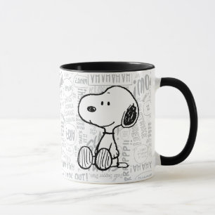 Taza CACAOS Snoopy en Cómics en Blanco y Negro