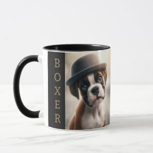 Taza Cachorro Boxer Adorable – Arte Canino con Estilo