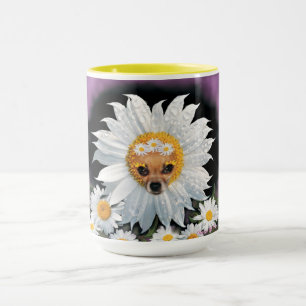 Taza Cachorro chihuahua y margarita
