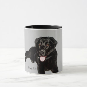Taza Cachorro de Labrador Negro