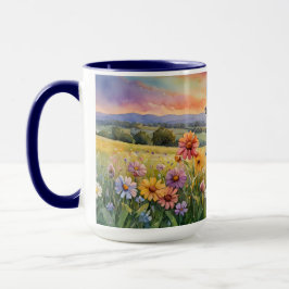 Taza Cachorro de pastor australiano con Merle azul