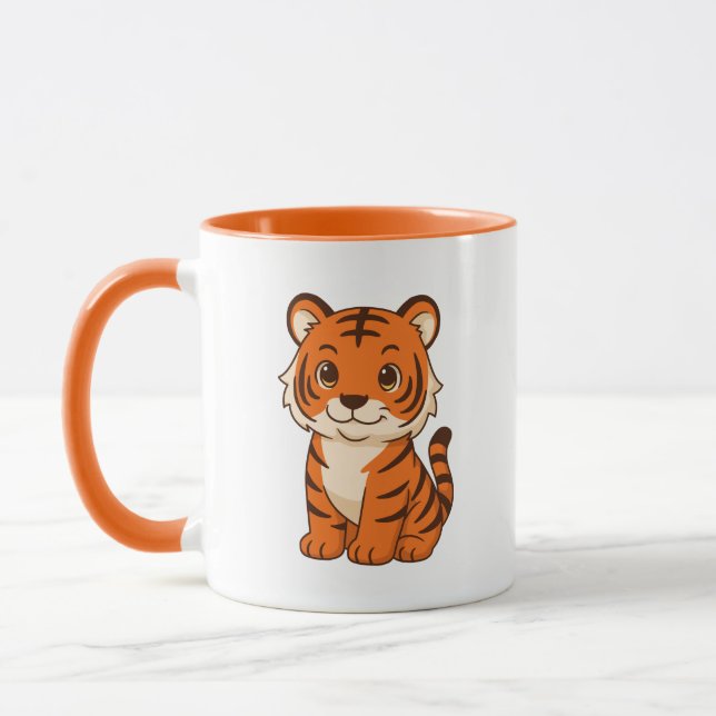 Taza Cachorro de tigre lindo (Izquierda)