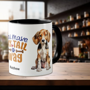 Taza Cachorro de zorra suave que haces mi mordaza