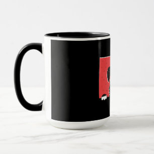 Taza Cachorro Negro Adorable de Schnauzer Miniatura