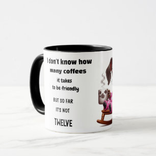 Taza Cachorro Salchicha Café Humor