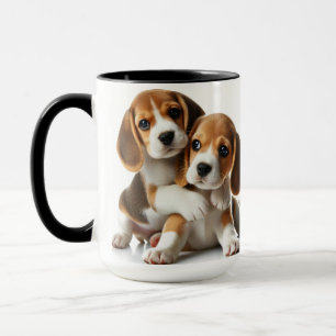 Taza ¡Cachorros Beagle! ¡personalizar Tu Mug!