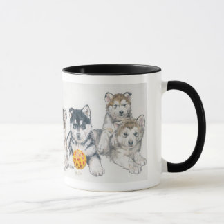 Taza Cachorros de Alaskan Malamute