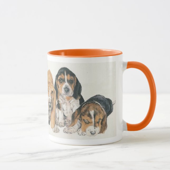Taza Cachorros de Basset Hound (Derecha)