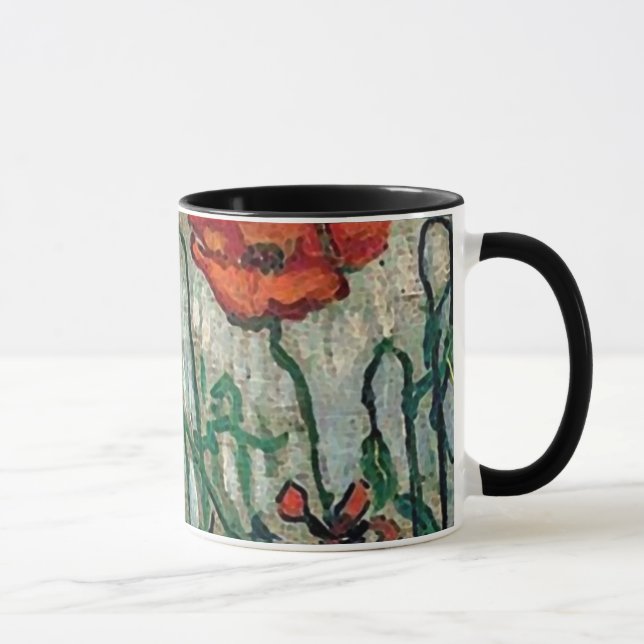 Taza Cachorros y mariposas Bella Artes Van Gogh (Derecha)