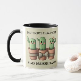 Taza Cacti divertido Todos están locos 'Bout Sharp...