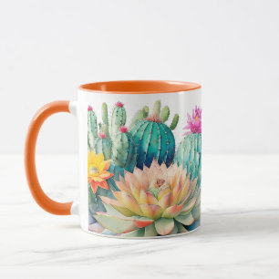 Taza Cacti Y Suculento