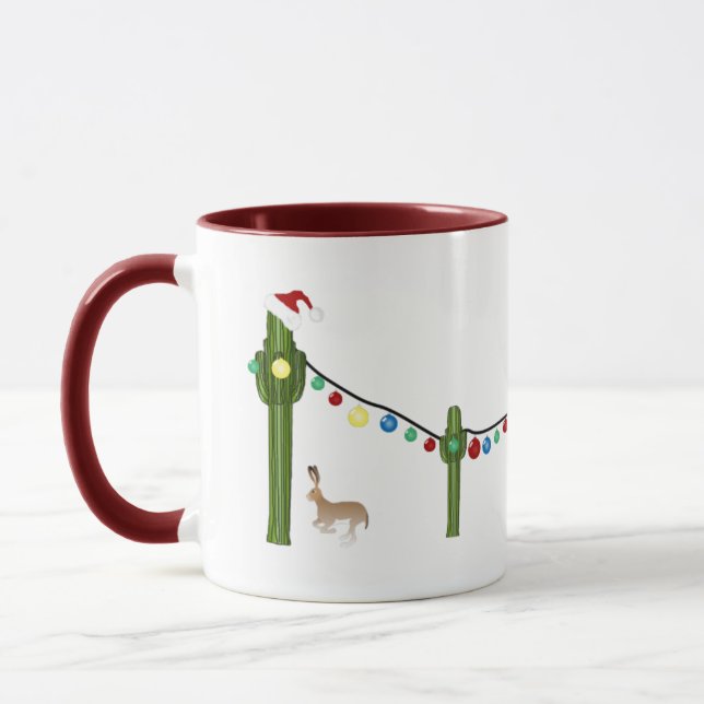 Taza Cactus Navidades Mug (Izquierda)