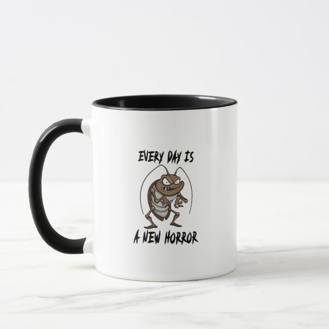 Taza Cada Día Es Un Nuevo Horror (Izquierda)