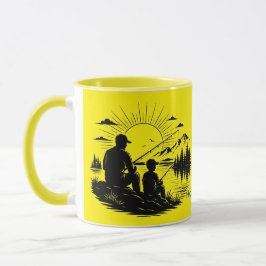 Taza Cada gran historia comienza con un gran papá.