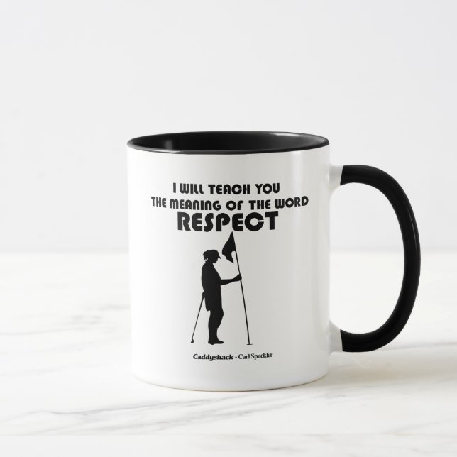 Taza Caddyshack | Te Enseñaré El Significado De La W (Derecha)