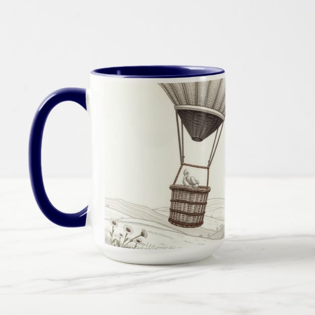 Taza Cadena de globos de Daisy levantando la herencia p (Izquierda)
