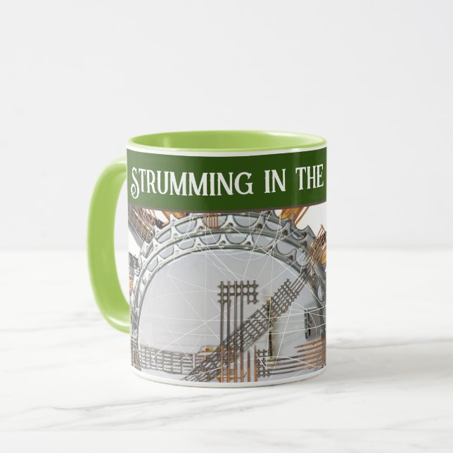 TAZA CADENAS DE GUITARRA AL SOL (Anverso izquierdo)