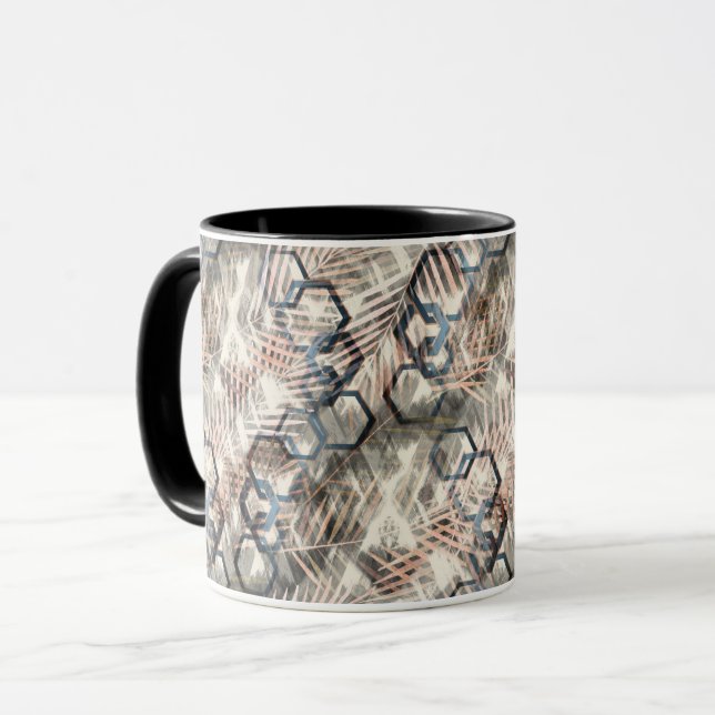 Taza Cadenas de hojas de palma. (Anverso izquierdo)